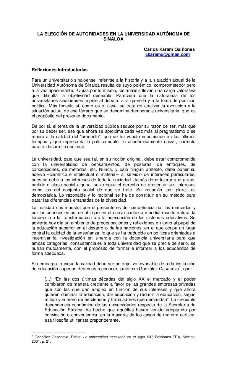 ELECCIONES EN LA UAS